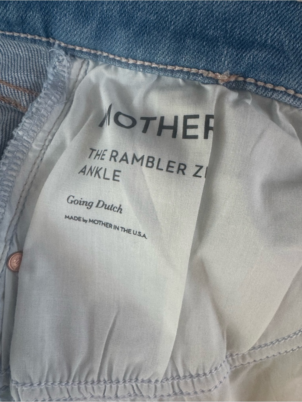 MOTHER Denim The Rambler Zip Ankle Jeans in Going Dutch 34 - Picture 5 of 10